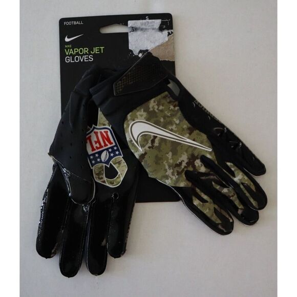 Nike Men's Sz S Camo Salute to Service Vapor Jet 6.0 Football Receiver Gloves - Picture 1 of 5